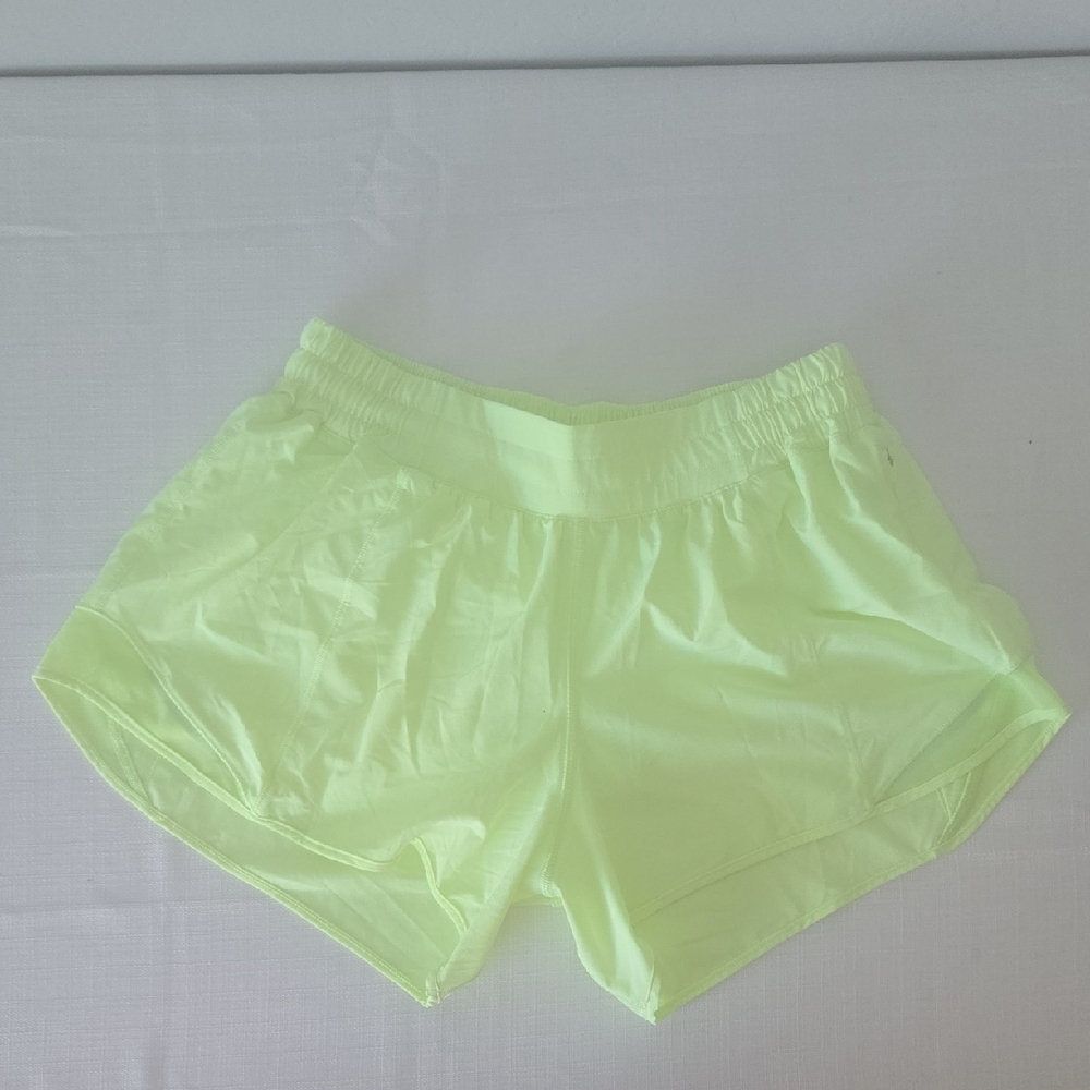 Lululemon Athletica Neon Yellow Athletic Shorts